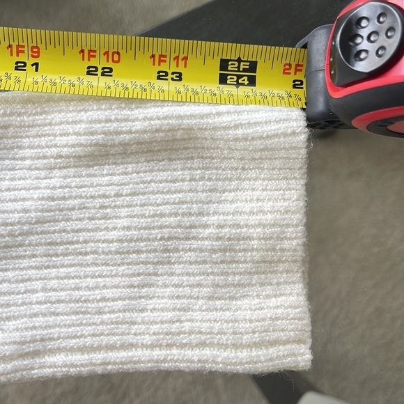 Madewell Cream Brockton Bauble Pullover V-neck Sweater Size XL Wool bland - Picture 3 of 9